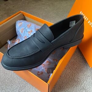 Rocket Dog black slip ons.  Brand new